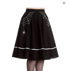 Hell bunny ! Spiderweb skirt .